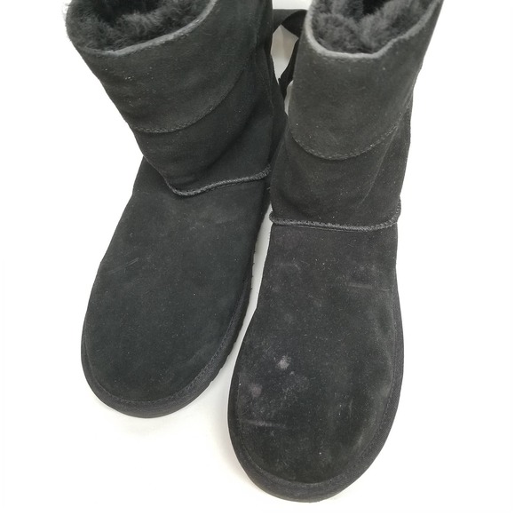 KOOLABURRA by UGG Andrah Short Black Suede Boot - Picture 6 of 8